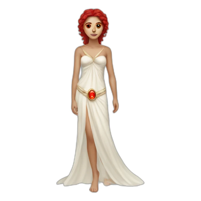 Siren (greek mythology) with red eyes sticker