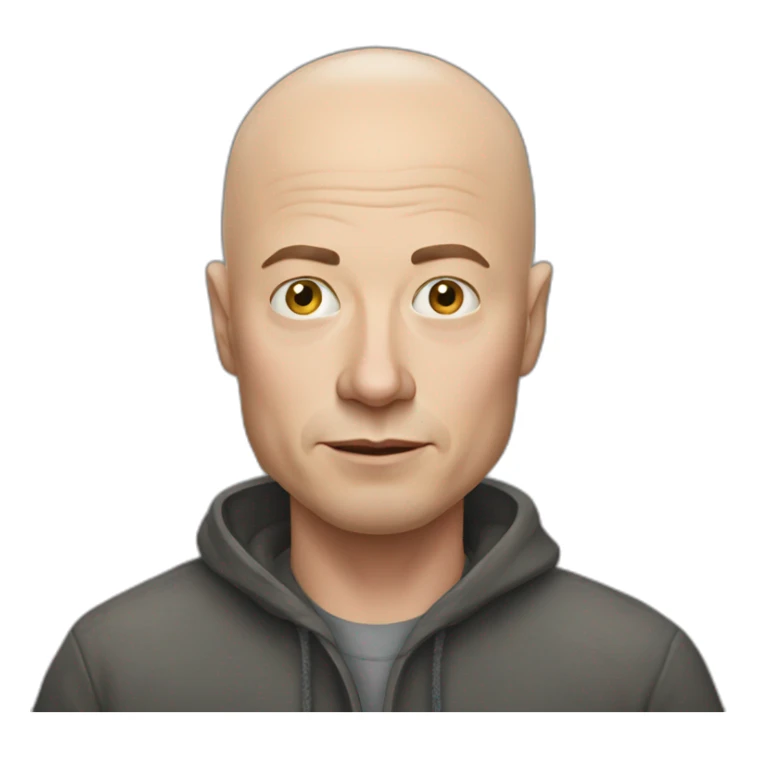 Bald-Elon-Musk-homeless sticker