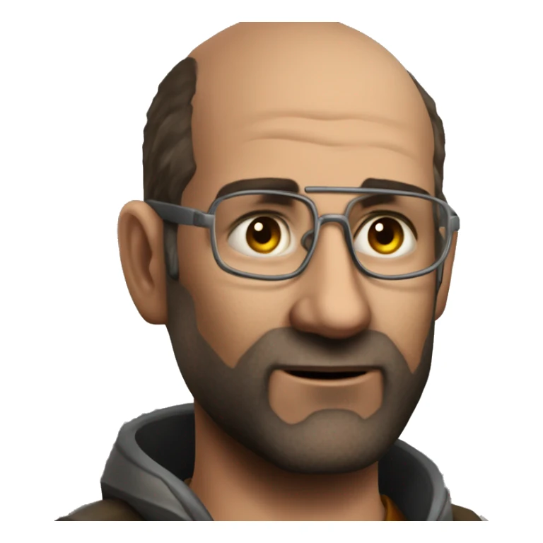 Isaac Kleiner of Half-Life sticker