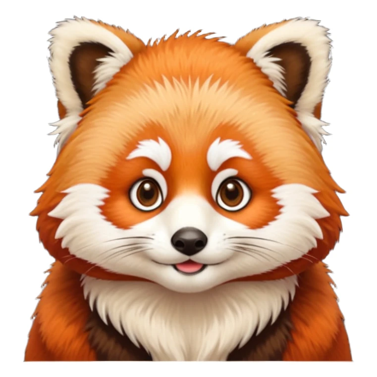 red panda with judge's hair sticker