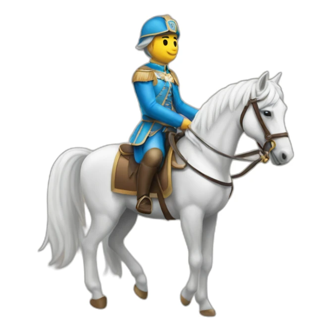 Un gardian sur son cheval sticker