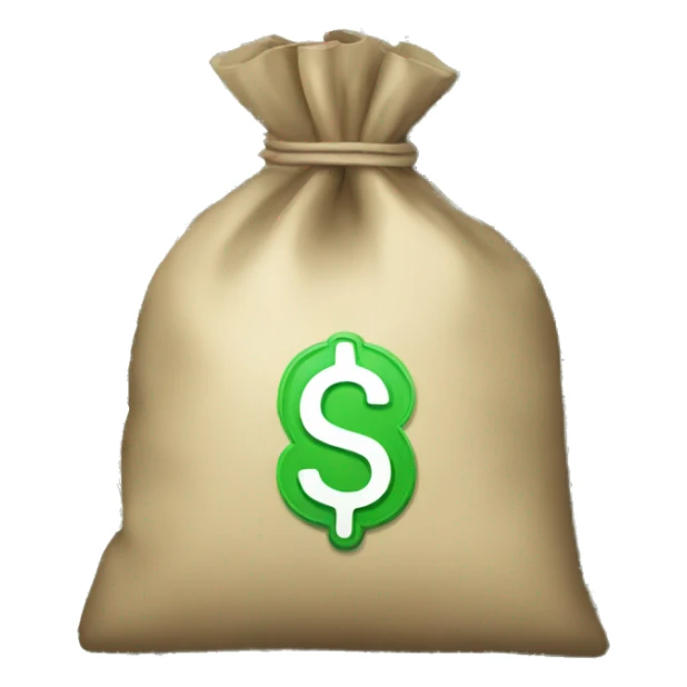bag of money sticker