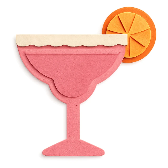 pink margarita sticker