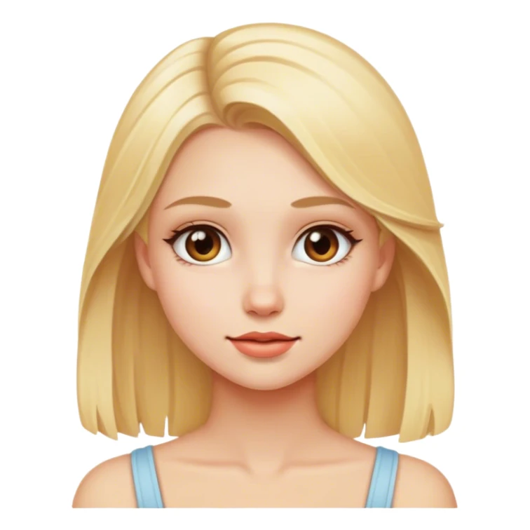 Beautiful blonde girl  sticker