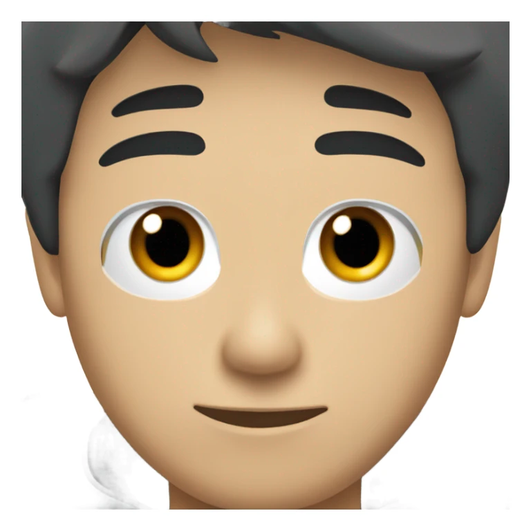 formula one driver, asian, black hair, black eyes, male, round face sticker