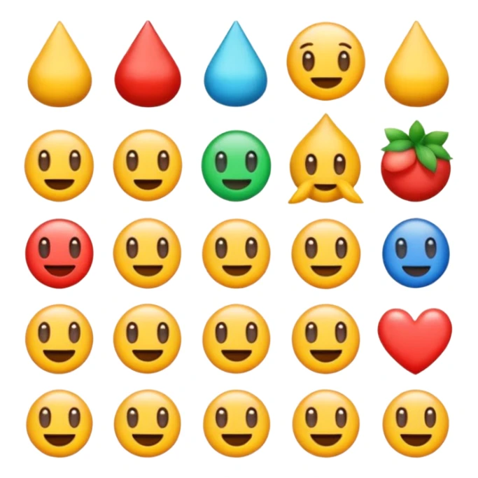 Haz 1000 emojis coqueta y aesthetic de cosas sticker