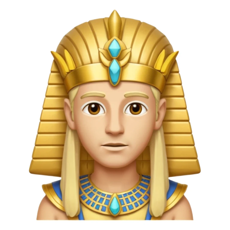 Egipto faraón hombre blanco rubio  sticker