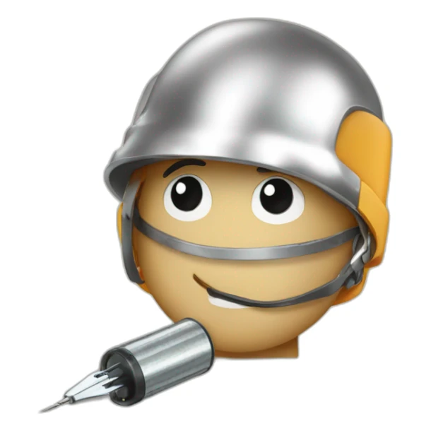 The word "solder" with soldering iron sticker