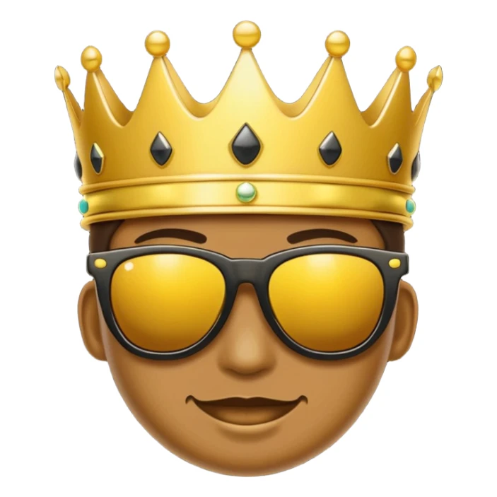 iPhone emoji 4k ⚠️👑😎 sticker