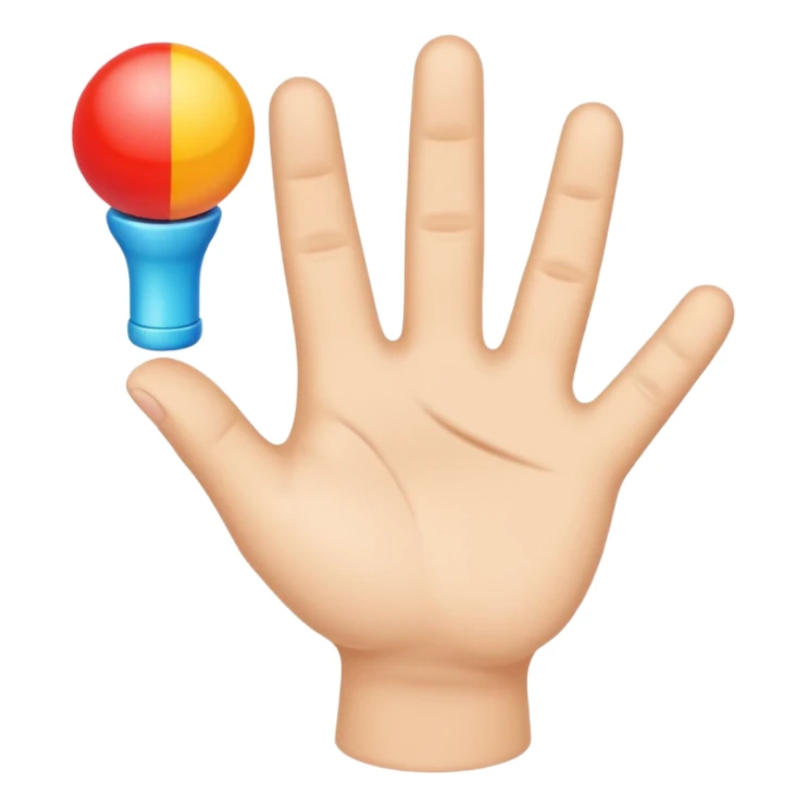 kids gamertap hand  icons 3d  sticker