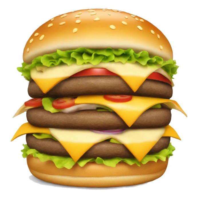 burguer with only burguer and cheese sticker