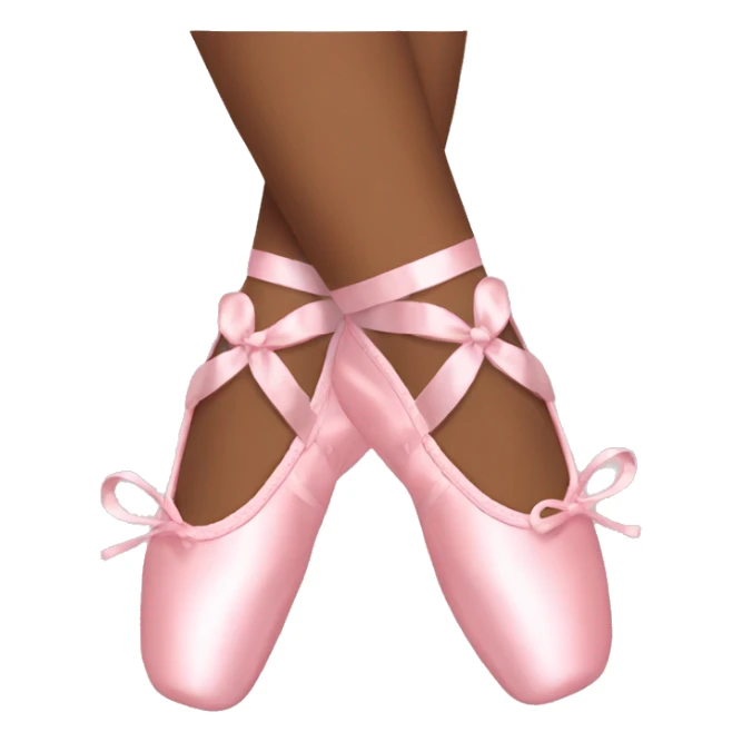 Pink ballet shoes aesthetic  sticker