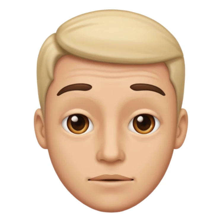 caricature male sticker