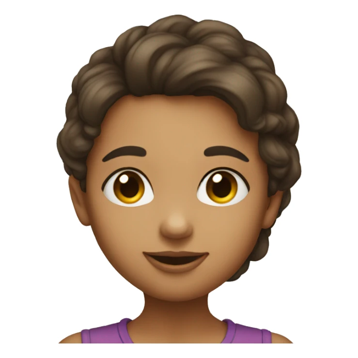 happy kissing girl tilted head sticker