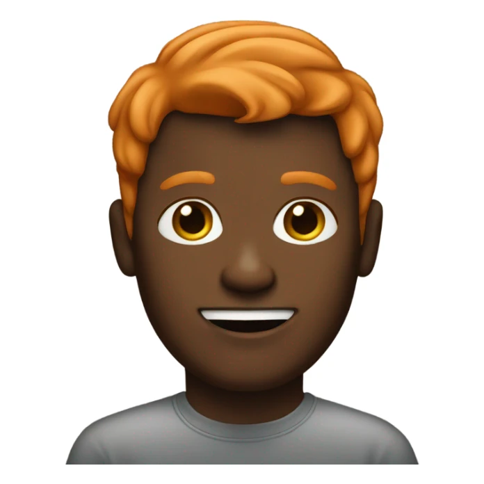 Ginger man with black woman sticker