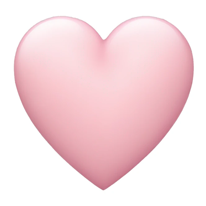 pastel pink heart sticker
