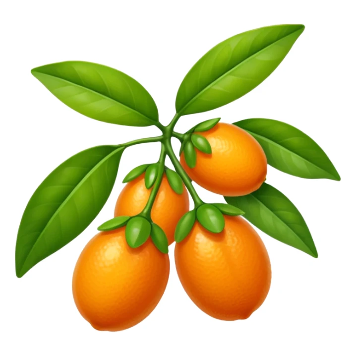 Kumquat foliage sticker