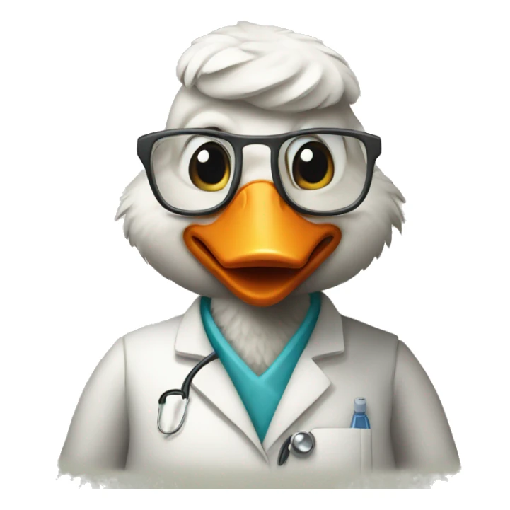 doctor goose sticker