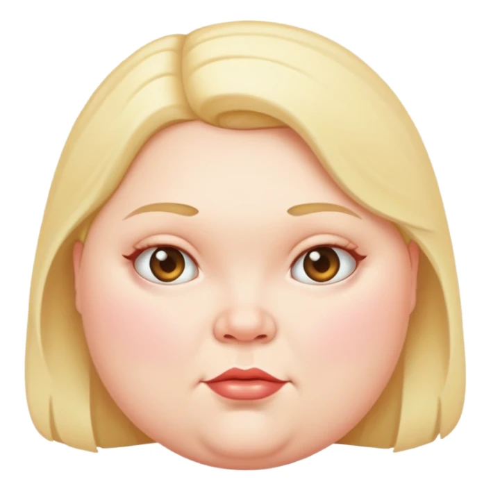 Ugly fat girl sticker