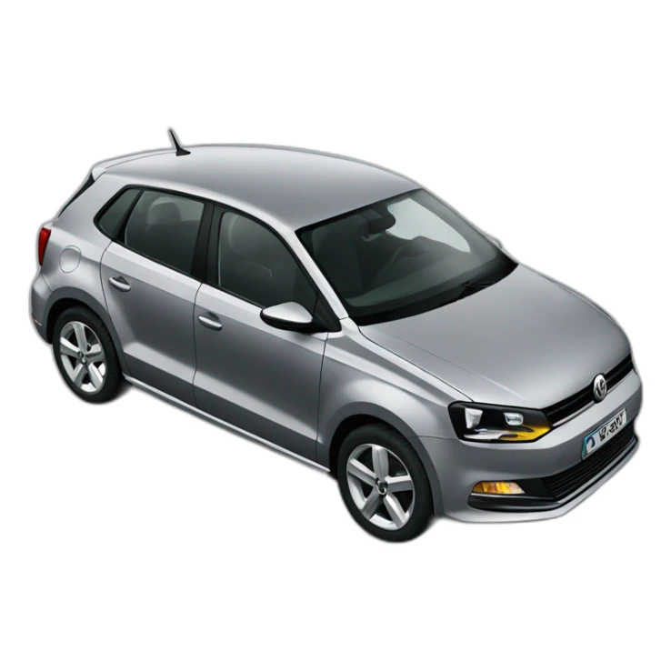 Polo 2015 grise volkswagen sticker