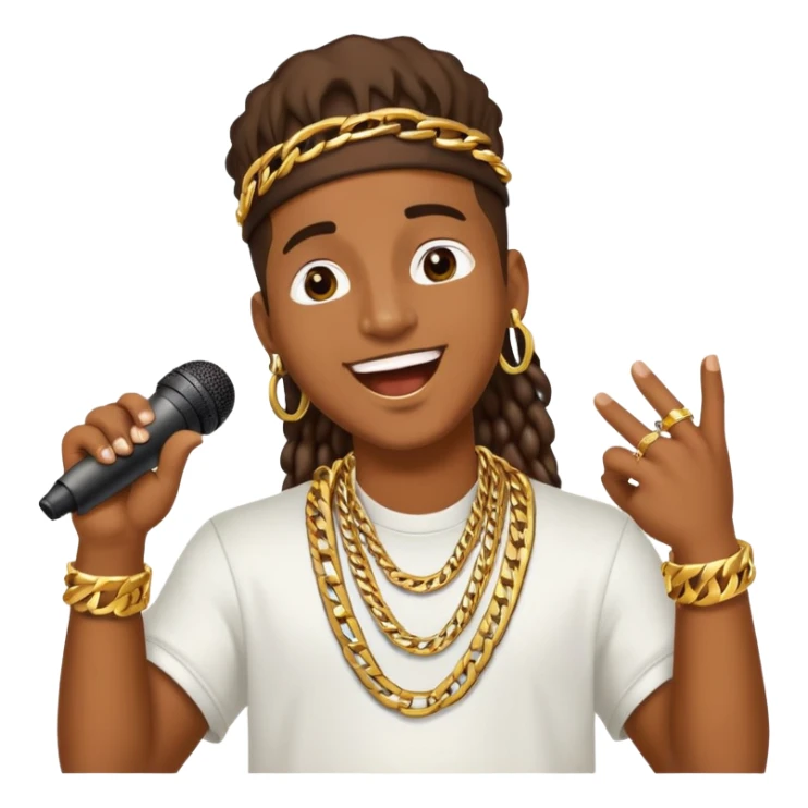 Happy Reggaeton Music Singer sticker