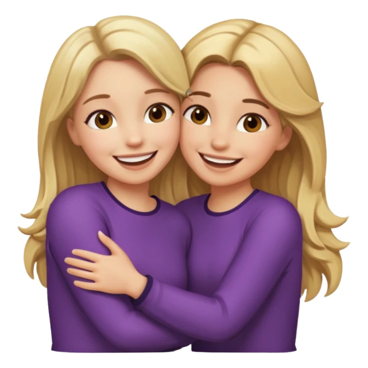 Two girls that are besties  sticker