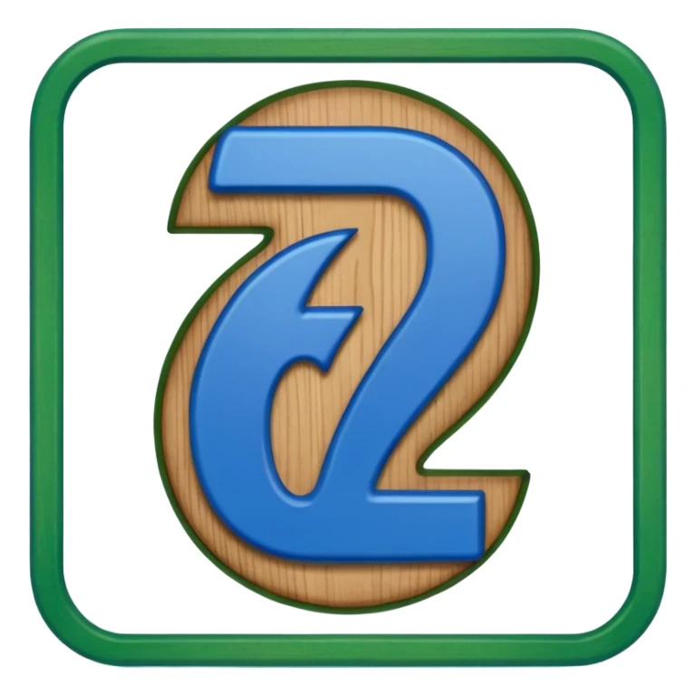 A sign that say 67 but I want the 67 blue and the outside green sticker