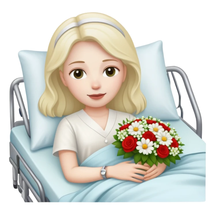 Happy wedding anniversary sick in the hospital  sticker