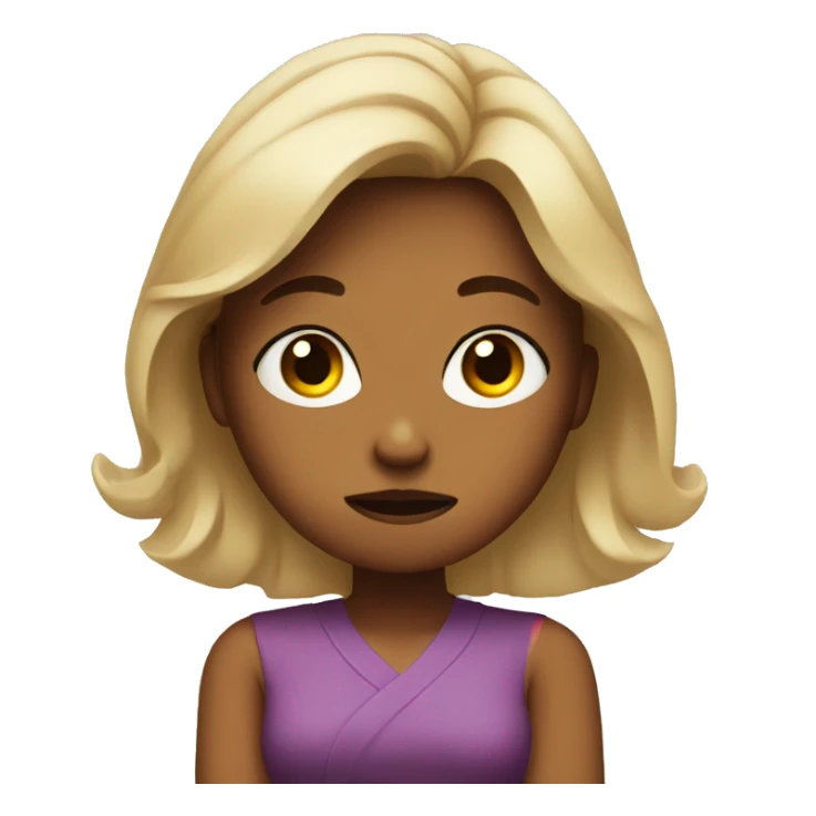 Annoyed look crosses her arms sticker