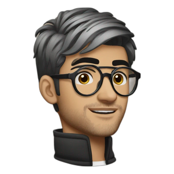 zayn malik sporting a pair of spectacles sticker