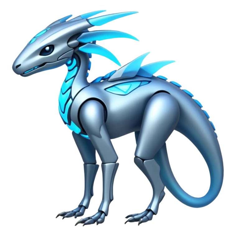 Futuristic Ethereal Modern Fakémon-creature-hybrid Full Body sticker