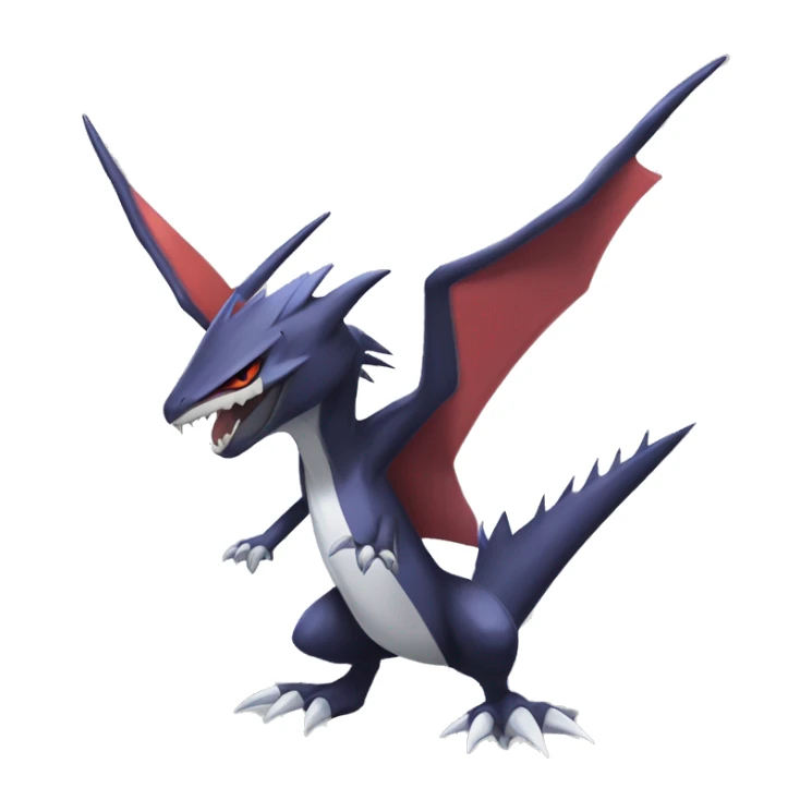 Edgy Cool Nargacuga-Noivern-Latias-Garchomp-Pokémon Full Body sticker