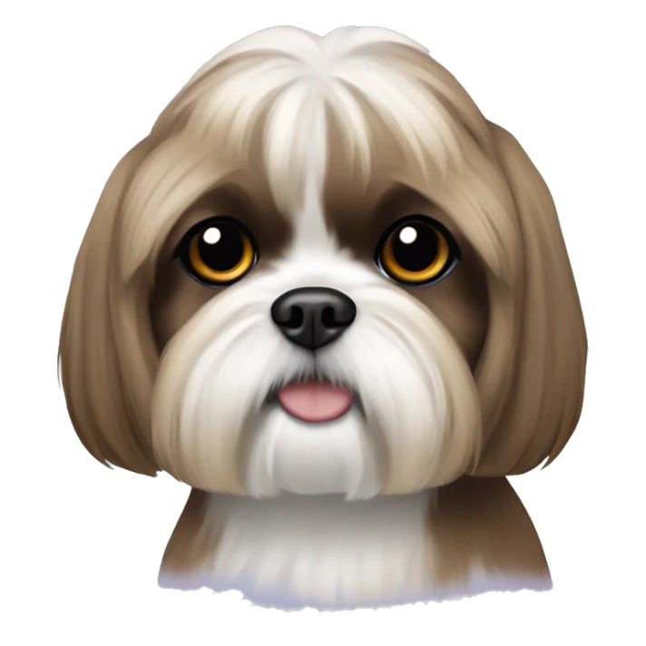 Shih Tzu with short hair sticker