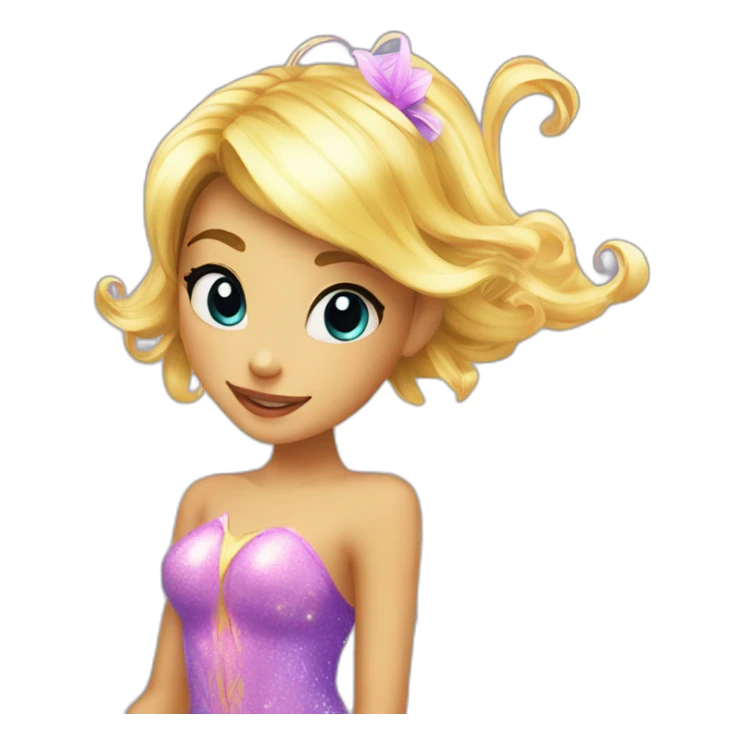 stella enchantix from winx club sticker