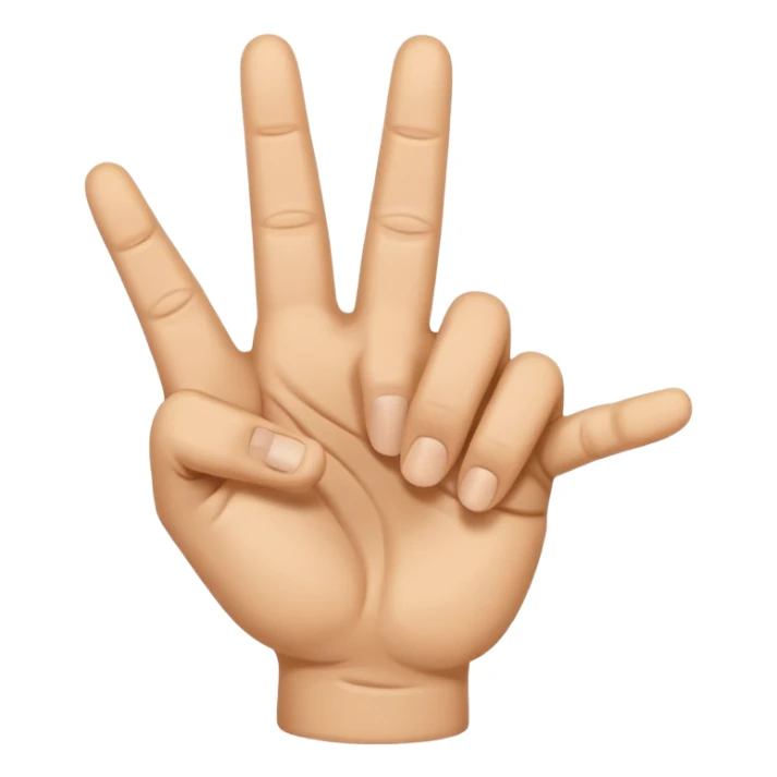 Westside twisted fingers hand sign emoji sticker