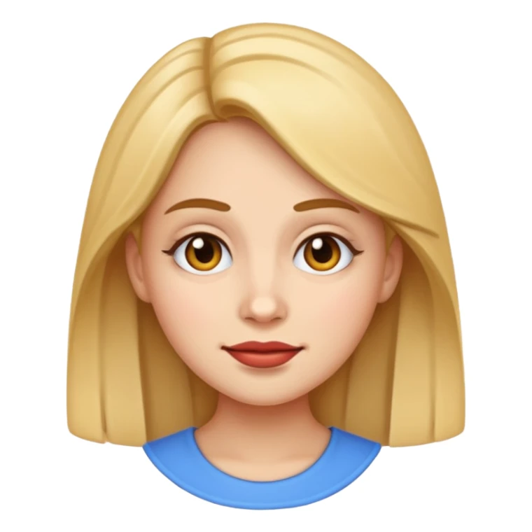 anya forger emoji with a contour sticker
