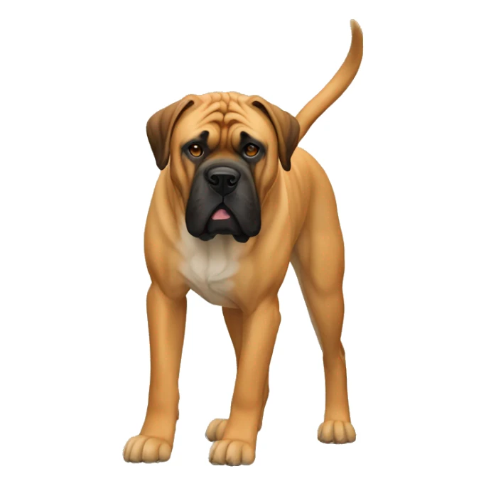Bullmastiff Dog Breed Full Body sticker