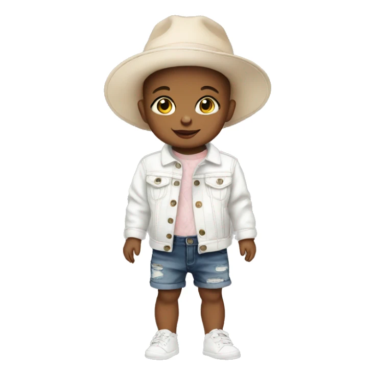 baby fashion style model sticker