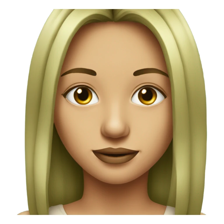 realistic portrait of girl marijuana sticker