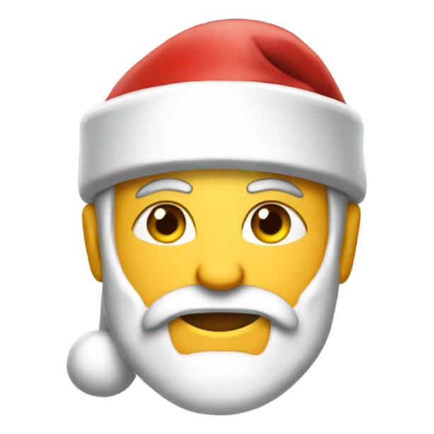 spartan male wearing santa hat sticker