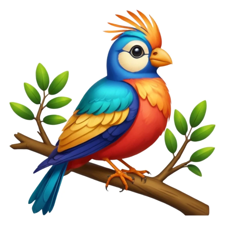 liverpool bird on the branch of tree sticker