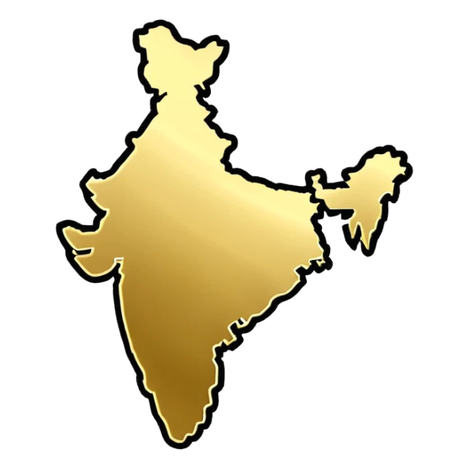 India state punjab outline emoji generator sticker