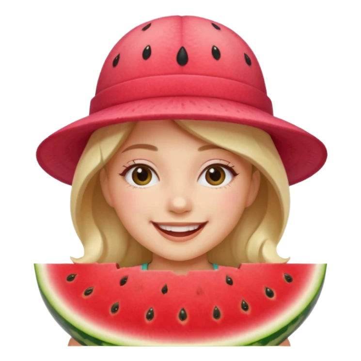 Kids in Fruit Clothes 
A girl in a watermelon Hat




































 sticker