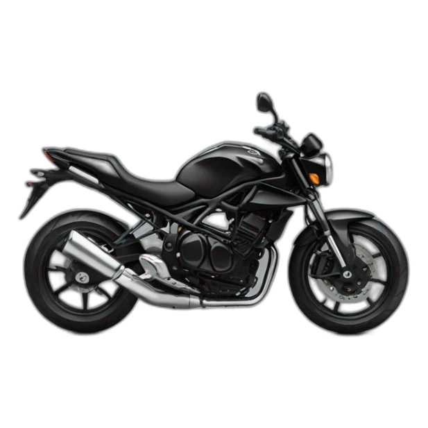 icon motorbike black sport sticker