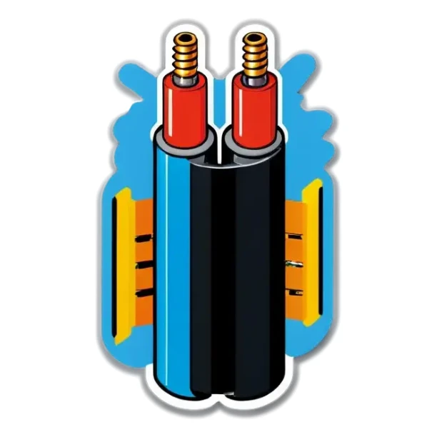 Elektro cable sticker