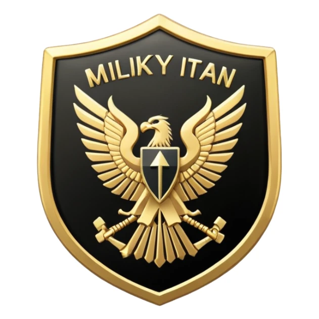 clean lines Attack on Titan Military Police badge sticker