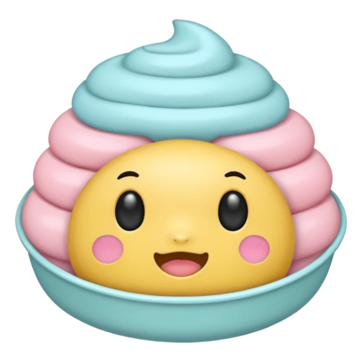 Kannst du mir bitte ein Bild erstellen im Kawaii-Stil? Also ganz übertrieben kitschig, also pastellige Farben mit den Thema Genetik. sticker