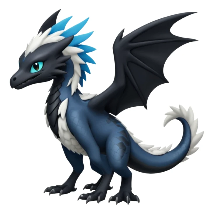 Toothless-Silvally-Fakémon-hybrid-creature (full body)  sticker