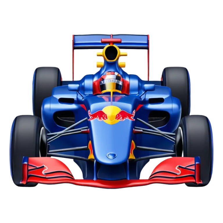 adentro de un corazon quiero un carro de Formula 1 estilo RedBull sticker