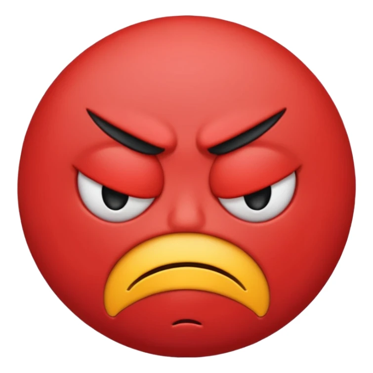 ‘Sleepy angry emoji with attitude’.” sticker